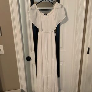Forever 21 Off the Shoulder Maxi Dress Size Small